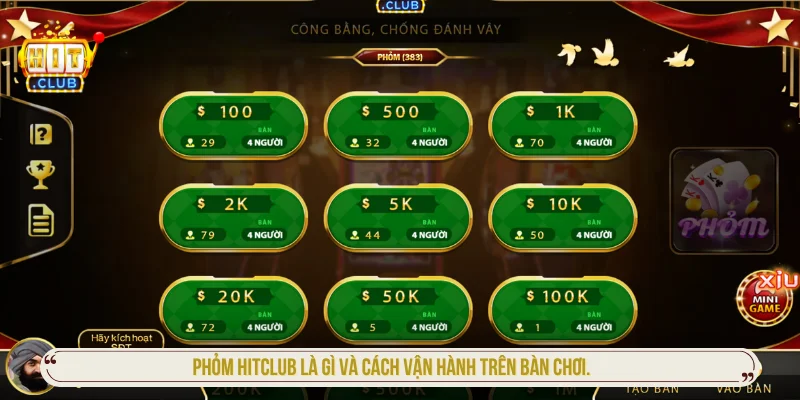 Hướng Dẫn Chơi Phỏm HITCLUB Từ A-Z Cho Người Mới Khái niệm phỏm HITCLUB là gì