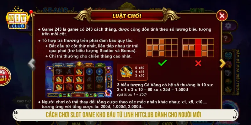 Kho Báu Tứ Linh Hitclub Quay Slot Linh Vật Săn Tiền Tỷ Người chơi cần tạo tổ hợp các biểu tượng trên guồng quay