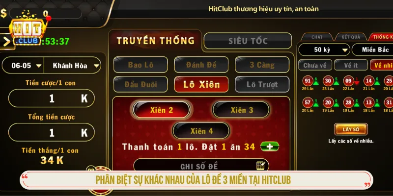 Xổ Số 3 Miền HITCLUB - Dự Đoán KQXS Bắc Trung Nam Hấp Dẫn Xác định nét độc đáo của từng loại xổ số 3 miền Hitclub